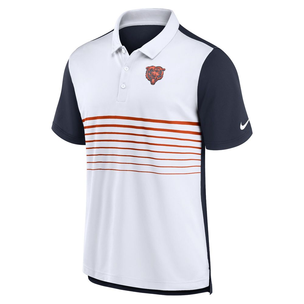 Men's Nike Navy/White Chicago Bears Fashion Performance Polo