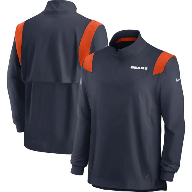 Chicago Bears Nike Sideline Half-Zip UV Performance Jacket - Navy