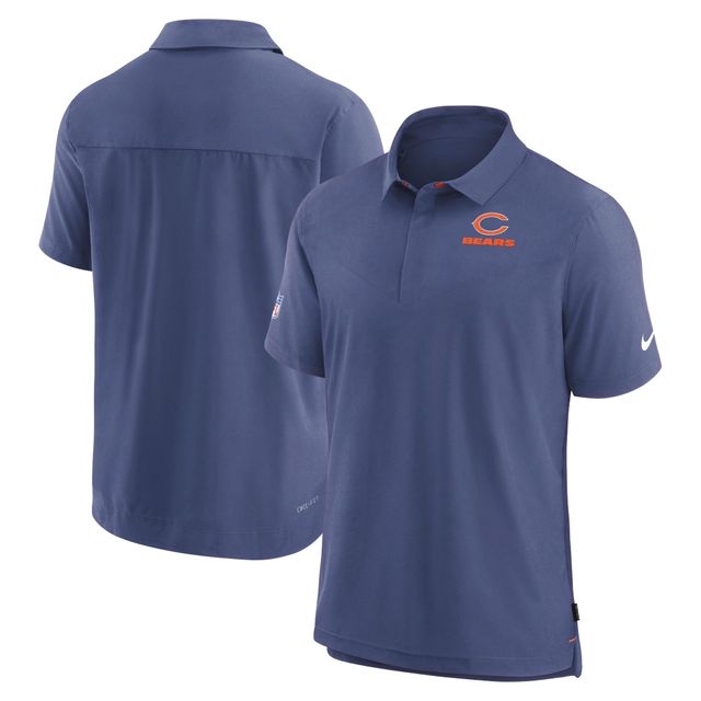 Polo Nike Chicago Bears 2022 Sideline Lockup Coach Performance pour homme - Bleu marine