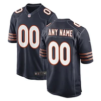 Men's Nike Navy Chicago Bears Custom - Game Jersey