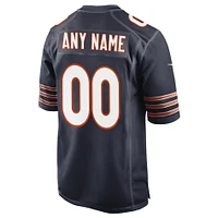 Men's Nike Navy Chicago Bears Custom - Game Jersey