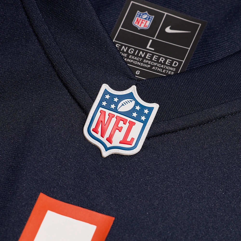 Men's Nike Navy Chicago Bears Custom - Game Jersey