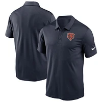 Men's Nike Navy Chicago Bears Fan Gear Franchise Heat-Sealed Graphic Team Polo