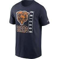 Men's Nike  Navy Chicago Bears Lockup Essential T-Shirt