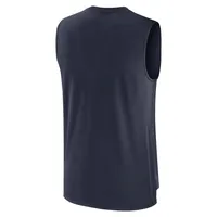 Men's Nike Navy Chicago Bears Muscle Trainer Tank Top