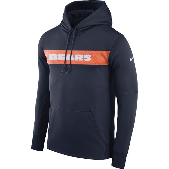 Nike Men's Nike Navy Chicago Bears Performance Pullover Hoodie