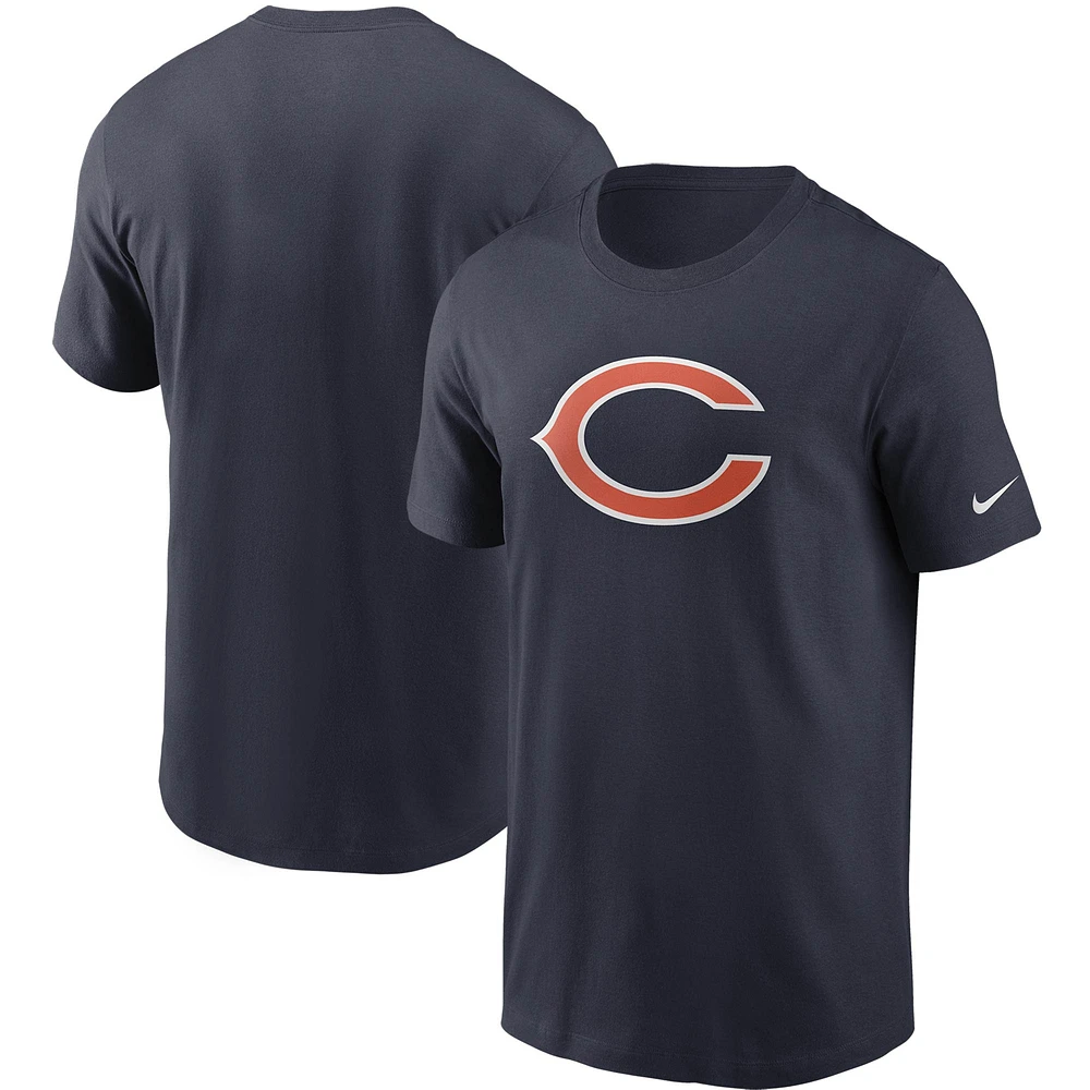 Men's Nike Navy Chicago Bears Primary Logo T-Shirt