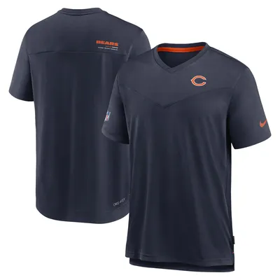 Nike Chicago Bears Youth Navy Sideline Performance Long Sleeve T-Shirt Size: Medium