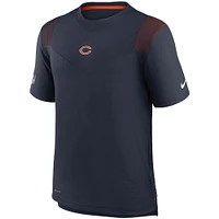 Men's Nike Navy Chicago Bears Sideline Player UV Performance T-Shirt