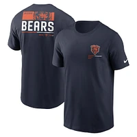 Men's Nike Navy Chicago Bears Team Incline T-Shirt