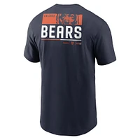 Men's Nike Navy Chicago Bears Team Incline T-Shirt