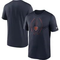 T-shirt de performance Nike Chicago Bears Team Legend Icon pour homme, bleu marine