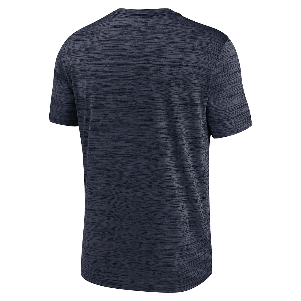 T-shirt Nike bleu marine Chicago Bears Velocity Performance pour homme
