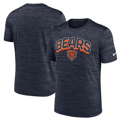 T-shirt Nike bleu marine Chicago Bears Velocity Performance pour homme
