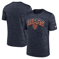 T-shirt Nike bleu marine Chicago Bears Velocity Performance pour homme
