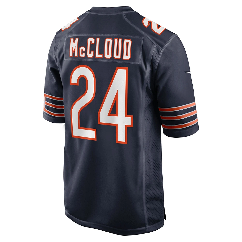 Men's Nike Nick McCloud  Navy Chicago Bears Team Game Jersey