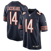 Men's Nike Olamide Zaccheaus  Navy Chicago Bears Team Game Jersey