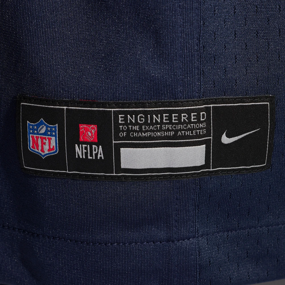Men's Nike Olamide Zaccheaus  Navy Chicago Bears Team Game Jersey