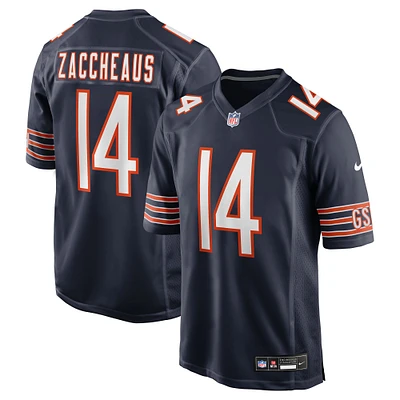 Men's Nike Olamide Zaccheaus  Navy Chicago Bears Team Game Jersey