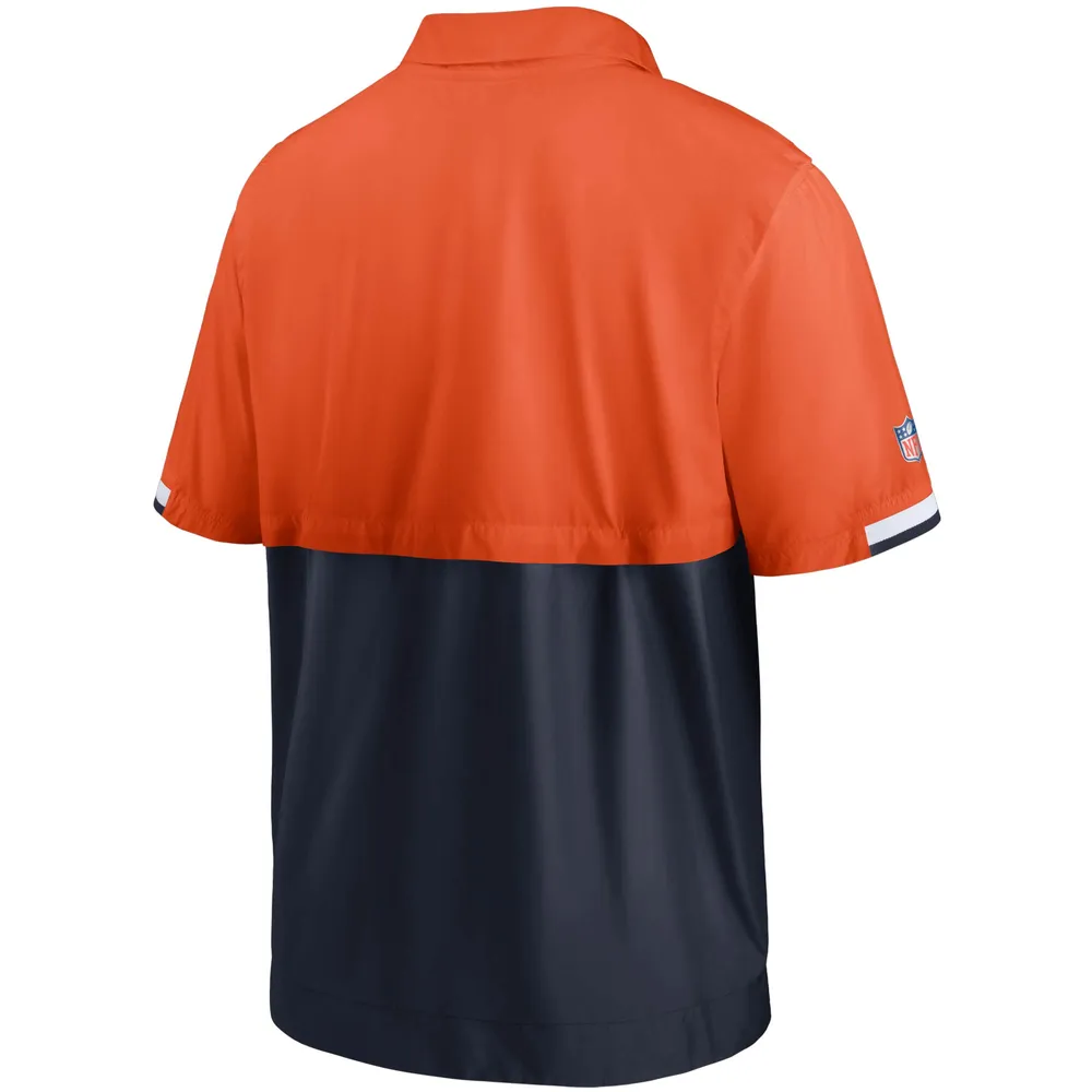 Nike Men's Nike Orange/Navy Chicago Bears Sideline Coaches Half