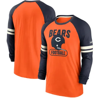 Fanatics Big And Tall Black Chicago Bears Color Pop Long Sleeve T