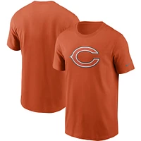 Men's Nike Orange Chicago Bears Primary Logo T-Shirt