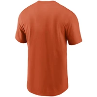 Men's Nike Orange Chicago Bears Primary Logo T-Shirt