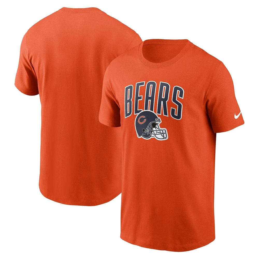 T-shirt Nike Chicago Bears Team Athletic orange pour homme