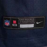 Men's Nike Ozzy Trapilo  Navy Chicago Bears Team Game Jersey
