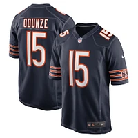 Maillot de jeu Nike Rome Odunze bleu marine pour homme des Chicago Bears