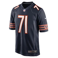 Maillot de match Nike Ryan Bates des Chicago Bears pour homme, bleu marine