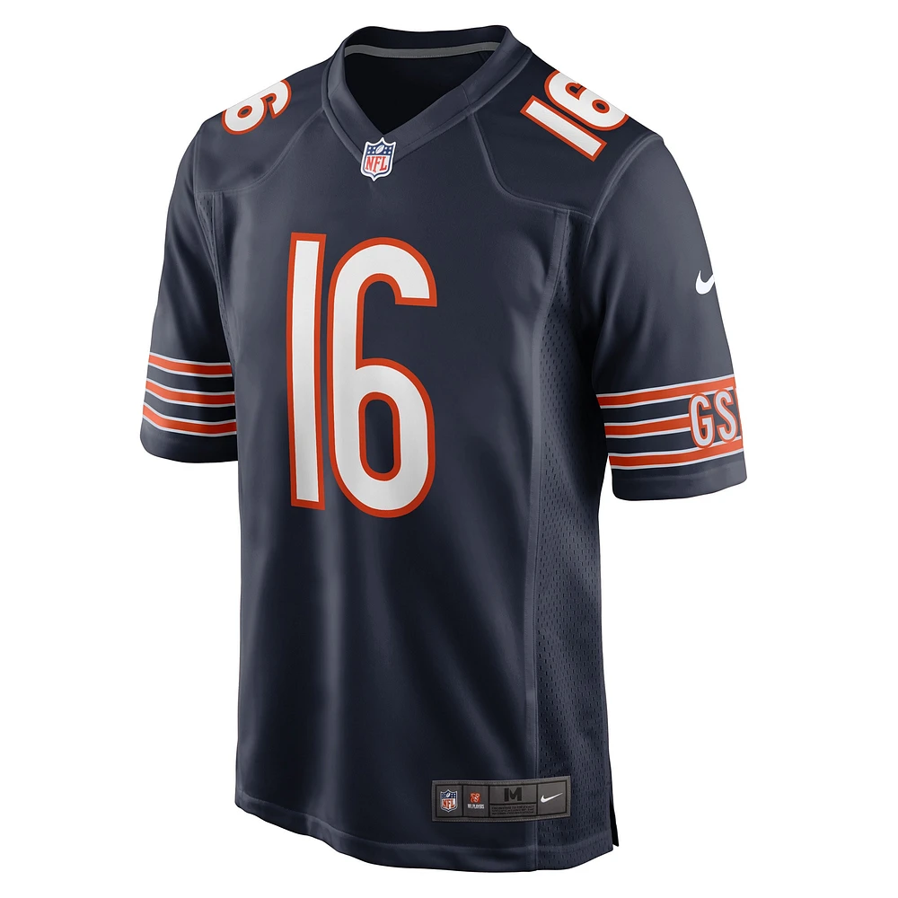 Men's Nike Trenton Gill Navy Chicago Bears Game Player Jersey