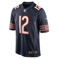 Men's Nike Velus Jones Jr. Navy Chicago Bears Game Player Jersey