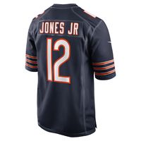 Men's Nike Velus Jones Jr. Navy Chicago Bears Game Player Jersey