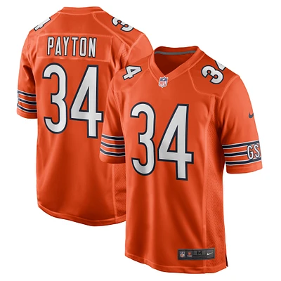 Men's Nike Walter Payton Orange Chicago Bears Retired Player Alternate Game Jersey