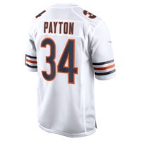 Men's Nike Walter Payton White Chicago Bears Retired Player Away Game Jersey