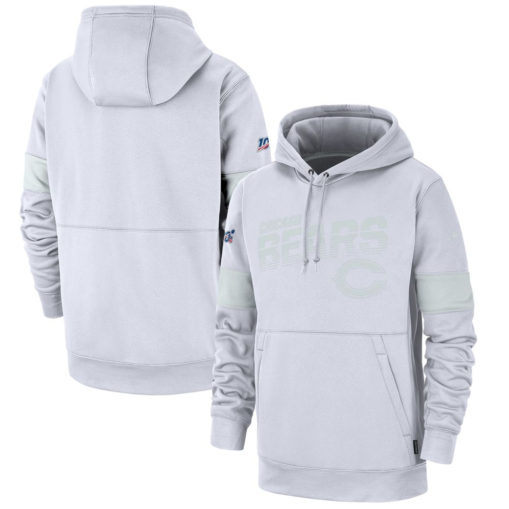 Chicago Bears Nike Side Line Therma Hoodie - Youth