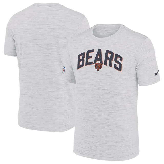 Chicago Bears Nike Sideline Velocity Athletic Stack Performance Long Sleeve  T-Shirt - White