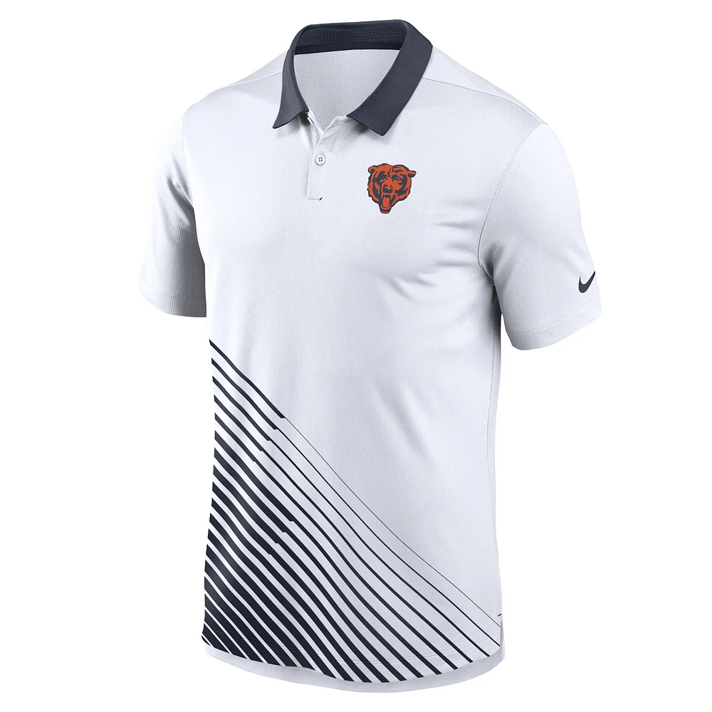 Polo Nike Chicago Bears Vapor Performance pour homme - Blanc