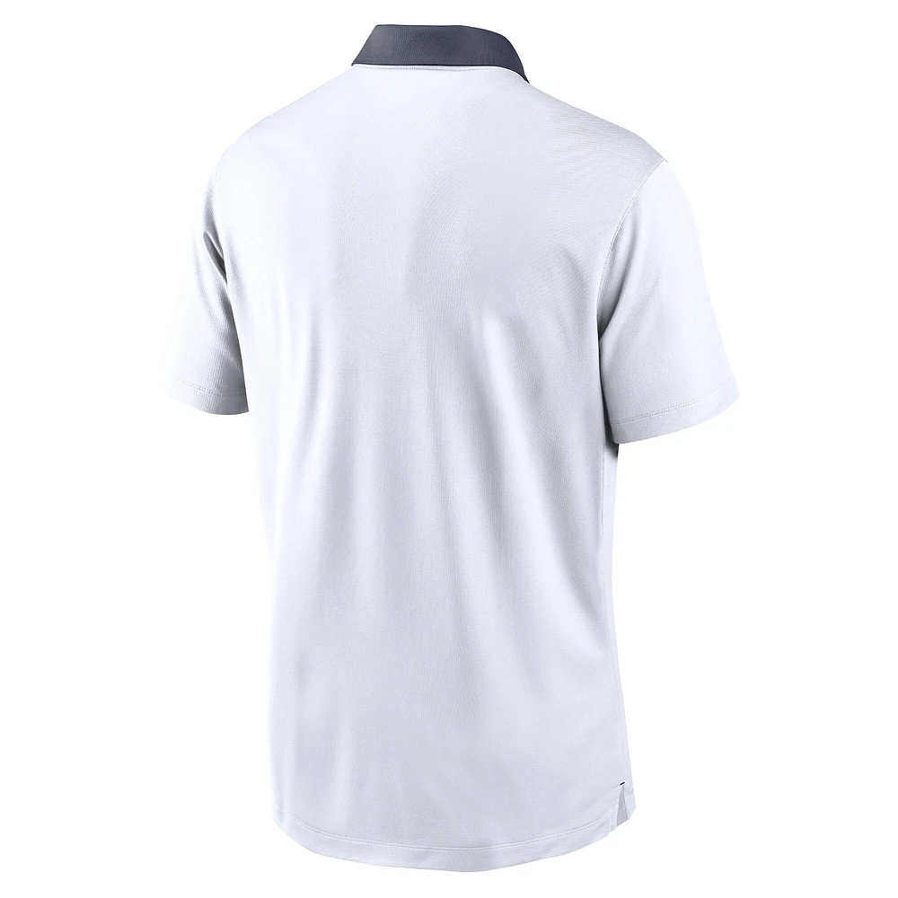 Polo Nike Chicago Bears Vapor Performance pour homme - Blanc