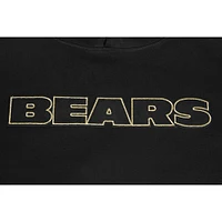 Men's Pro Standard Black Chicago Bears Classic Chenille Pullover Hoodie