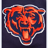 T-shirt à capuche Pro Standard Justin Fields pour hommes, bleu marine, nom et numéro du joueur des Chicago Bears