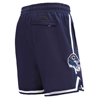 Short en chenille classique Pro Standard bleu marine Chicago Bears pour hommes