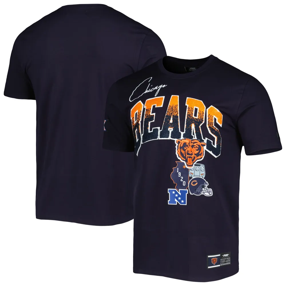 Men's Fanatics Branded Navy/Heathered Gray Chicago Bears T-Shirt