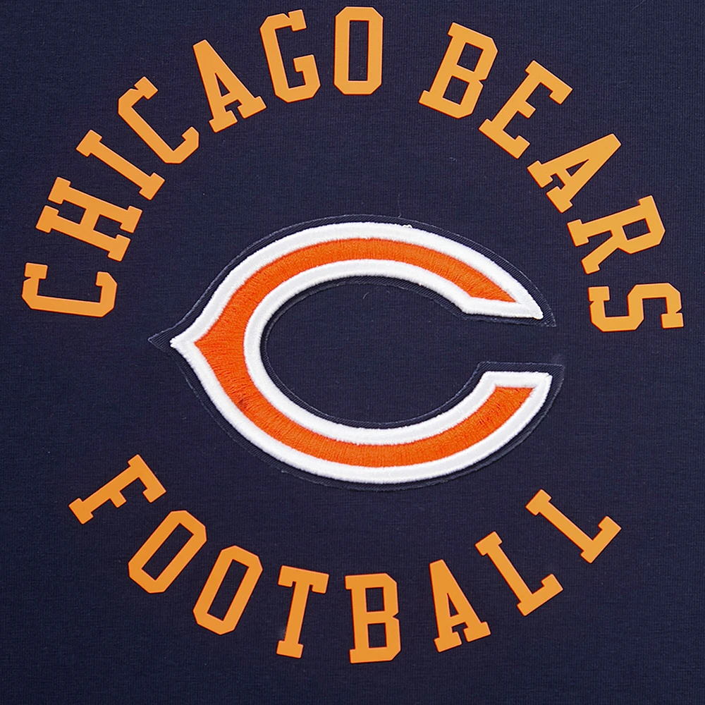 T-shirt hybride Pro Standard pour hommes, bleu marine, Chicago Bears