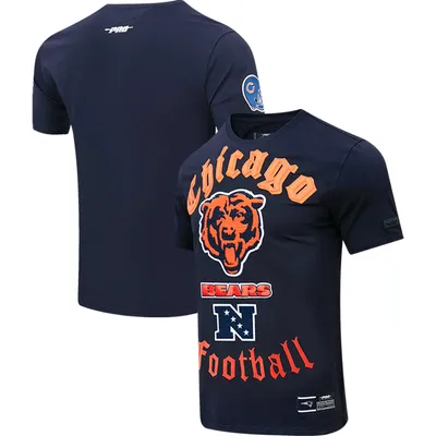 Lids Chicago Bears Juniors All Striped Up Raglan Long Sleeve T-Shirt -  Heathered Gray