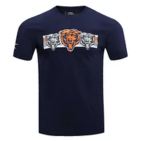 Men's Pro Standard Navy Chicago Bears Retro Striper T-Shirt