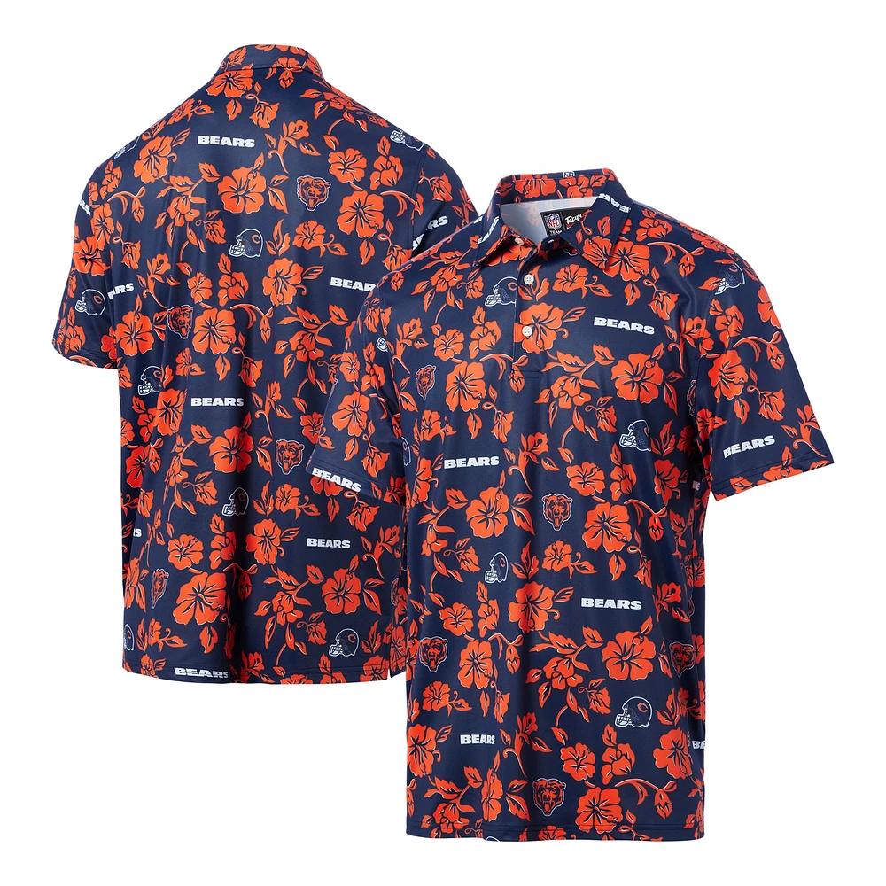 Polo Performance Pua des Chicago Bears Reyn Spooner pour homme, bleu marine