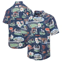 Men's Reyn Spooner Navy Chicago Bears Scenic Button-Down Shirt