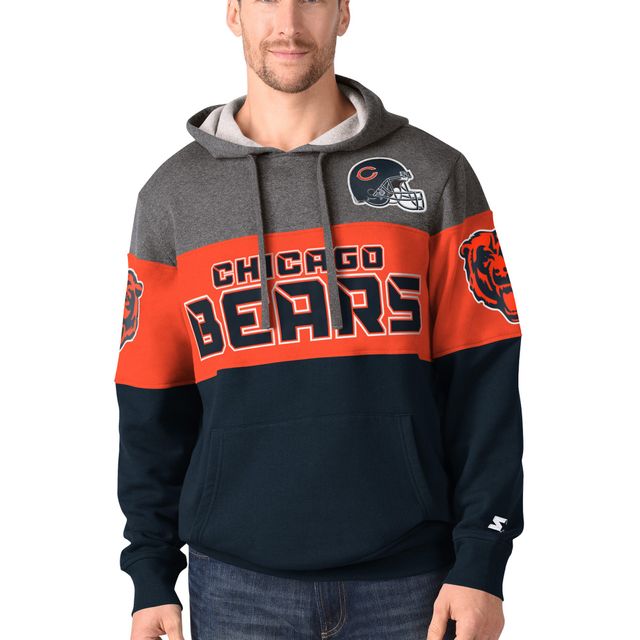 Men's Fanatics Branded Navy Chicago Bears Winter Camp Pullover Hoodie